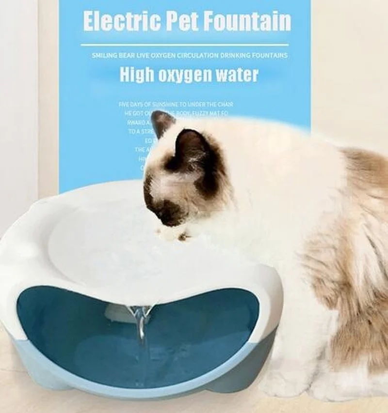 Buy Pet Dog Cat Water Fountain Healthy Hygienic USB