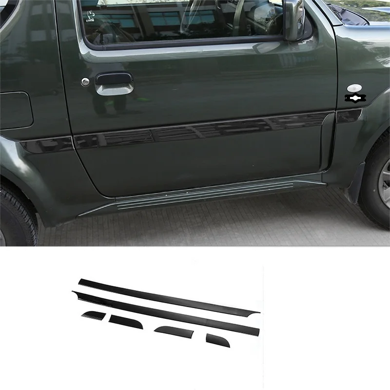 

Decorative Chromium Modified Headlamp Grille Rearlamp Exterior Fashion Sticker Strip Modification Parts 18 19 FOR Suzuki Jimny