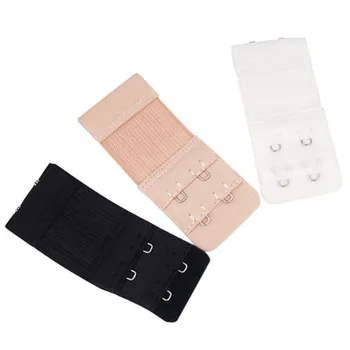 

New 1pc Women Bra Strap Extender 2 Rows 2 Hooks Bra Extenders Nylon Clasp Strap Bra Extension Intimates Accessories