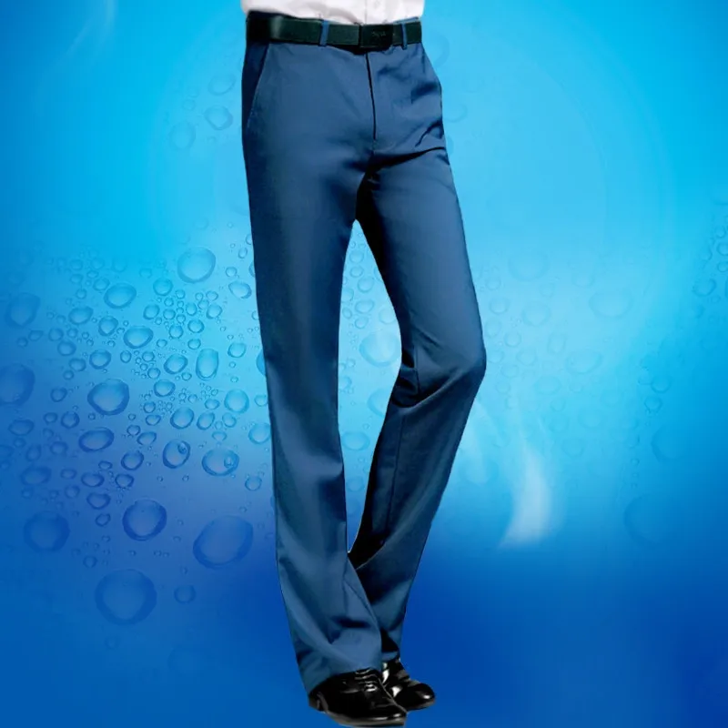 Men's Flared pants Men's Spring and Autumn Slim Korean trousers British Casual non-iron waist trousers More Size 29-37