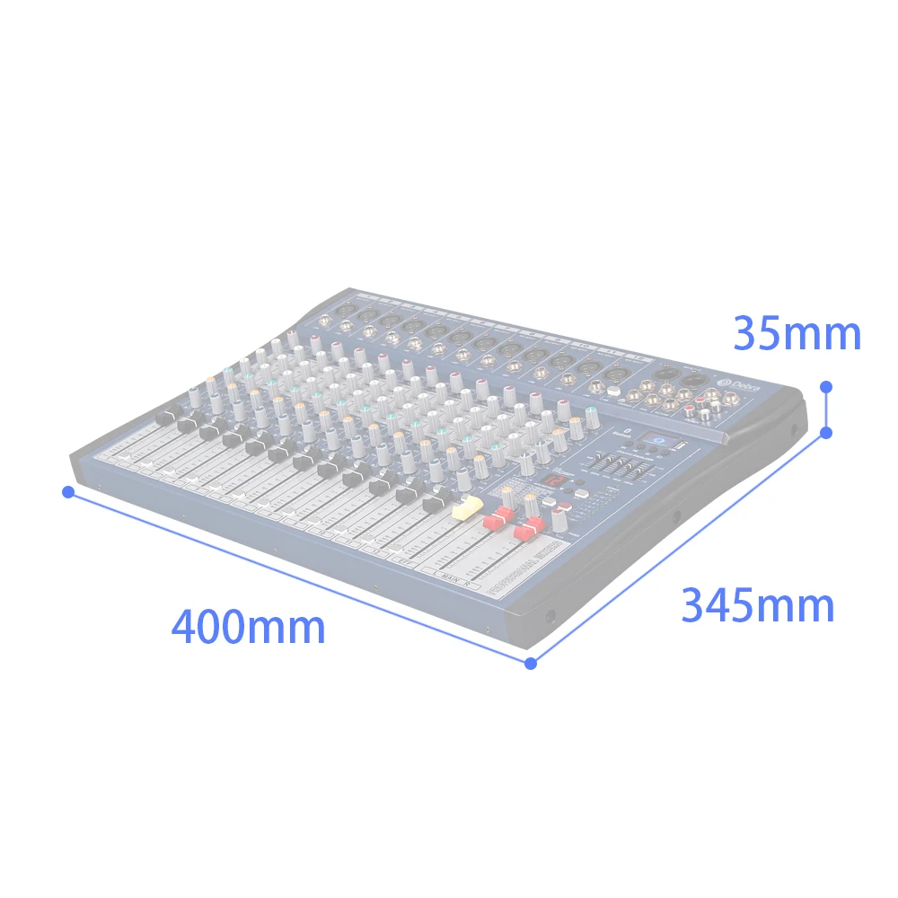 Хороший звук! USB Bluetooth dj контроллер миксер профессиональный усилитель 12 канальный