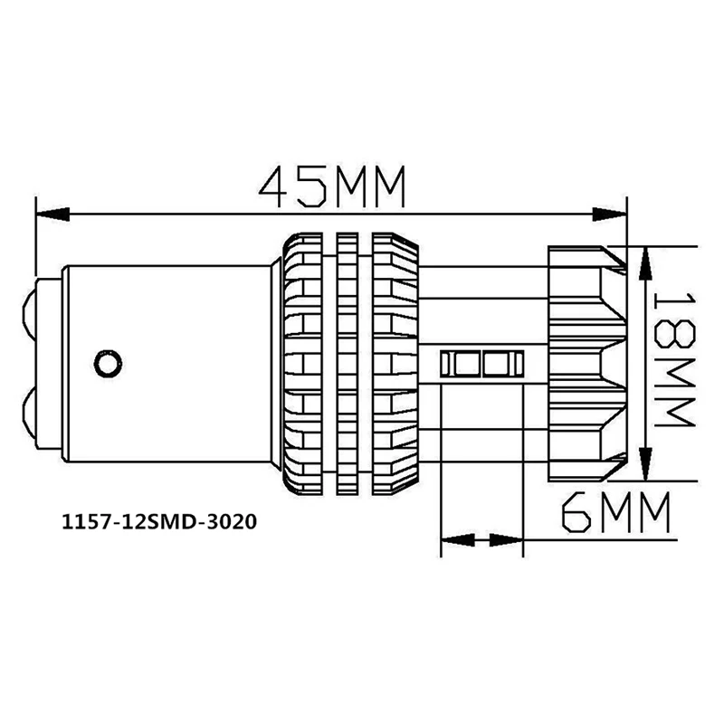 2pcs P215W 1157BAY15D LED 3157 7443 Led Switchback Bulbs Brake Turn Signal Light AmberWhite Dual Color LED Turn Signal (4)