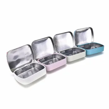 

Portable Mini Cute Travel Pill Case Splitter Pill Organizer Medicine Box New High Quality Metal Tablet Pills Storage Box