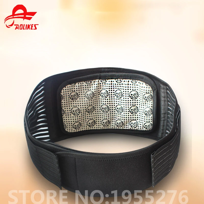 

Aolikes Tourmaline Products Self-heating Magnetic Waist Back Support Brace Belt Lumbar Warm Protector posture corrector