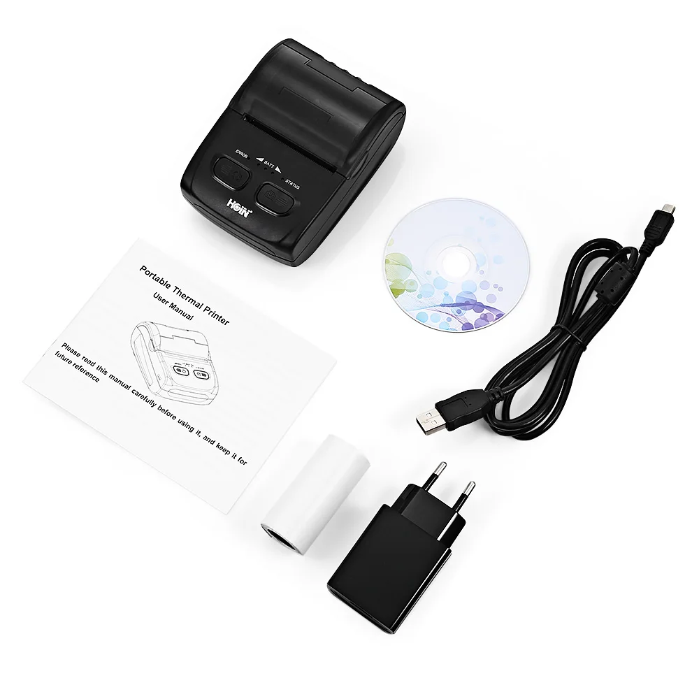 HOIN HOP H200 58 мм Термальность принтера USB Bluetooth Портативный мобильный чековый билет