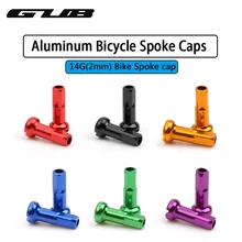 Couvre-rayons de vélo en aluminium 14mm, accessoire de cyclisme ultraléger, 6 couleurs, 2 pièces