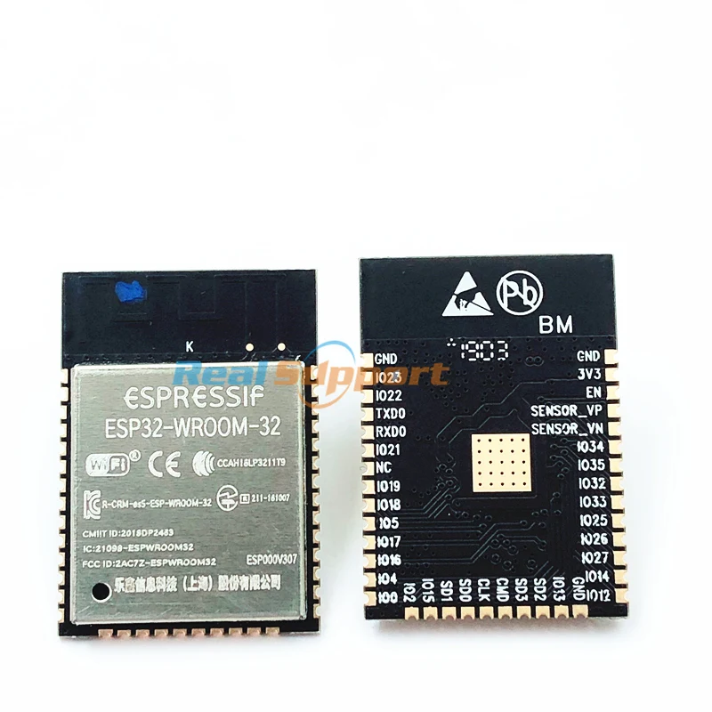 ESP32-WROOM-32 ESP-WROOM-32 ESP-32S ESP-DowdQ6 двухъядерный 32 Мбит SPI флэш режиме uart smd ESP32 модуль espressif