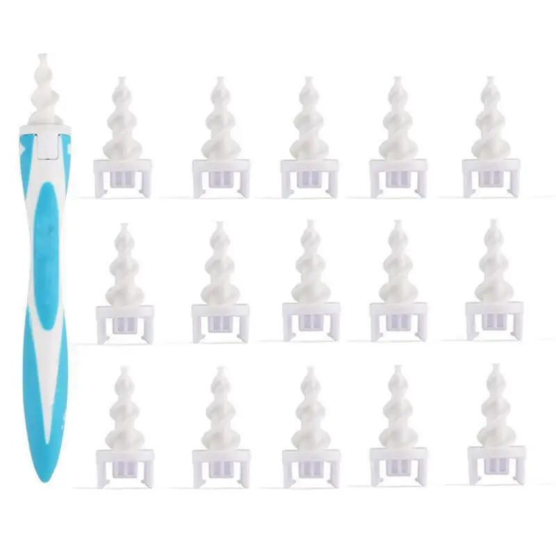 

Ear Wax Cleaner Earwax Removal Swab Cleaning Ear Care Kit Luminescent Pure Copper Casing Ear-pick Cleaning Tool 26