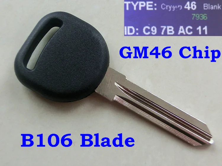 

RMLKS Replacement Transponder Key Fob ID46 Chip For G-MC For Chevrolet For Buick Pontiac For Suzuki Saturn For Cadillac