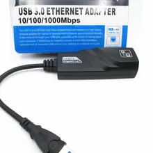 USB 3,0 до 10/100/1000 гигабитный RJ45 Ethernet cетевой адаптер LAN 1000 Мбит/с