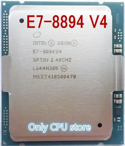 Процессор Intel Xeon E7-8894 V4 LGA2011-1 E7-8894V4 24-ядерный процессор CPU E7 8894 V4