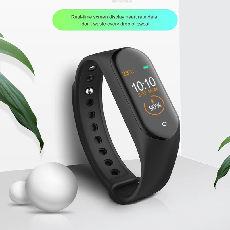 

M4 Smart Band Bluetooth 4.0 Waterproof Wristband Color Led Screen Heart Rate Sports Bracelet