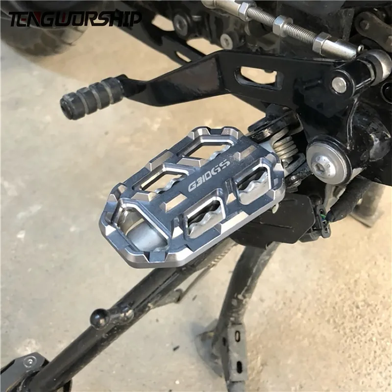 

Motorcycle Billet MX Wide Foot Pegs Pedals Rest Footpegs for BMW G310GS G310 GS G 310 GS 2017-2018