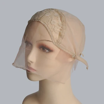 

Black/Dark Brown/Medium Brown/Light Brown/Beige Lace Front Wig Cap For Making Wig With Adjustable Strap Glueless Weaving Cap