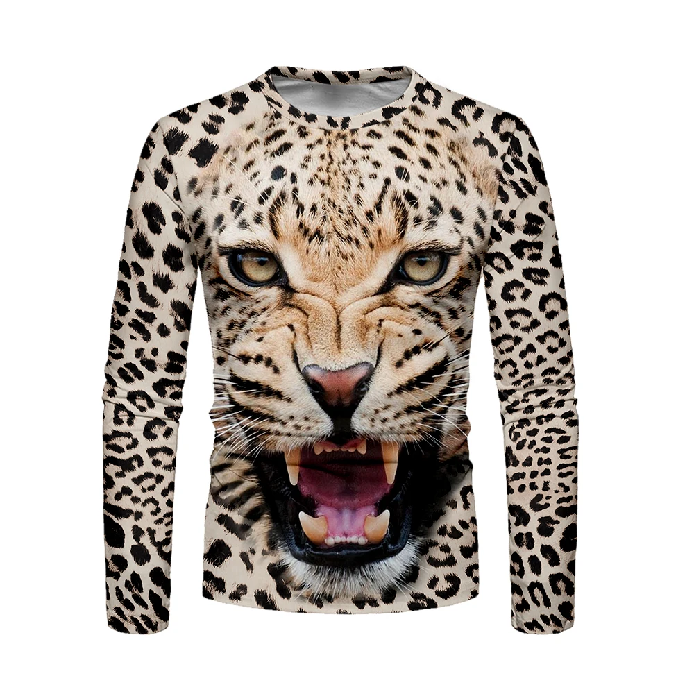 

New Arrival Long Sleeve T shirt Streetwear 3D t-shirt Men Muscle Spring Autumn Dizziness Harajuku Unique Tee shirt homme