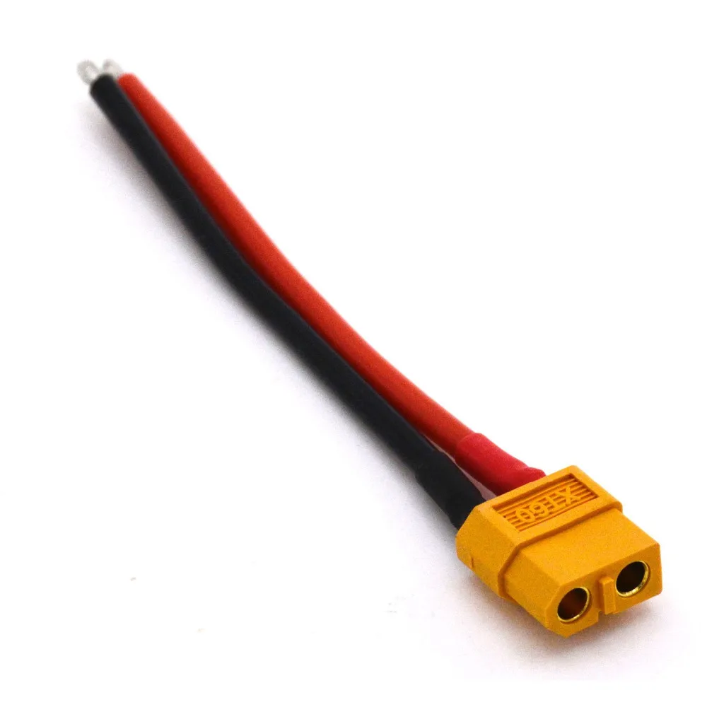 Силиконовый провод HOBBYMATE XT60 W/14awg 10 см разъемы для большинства автомобилей с