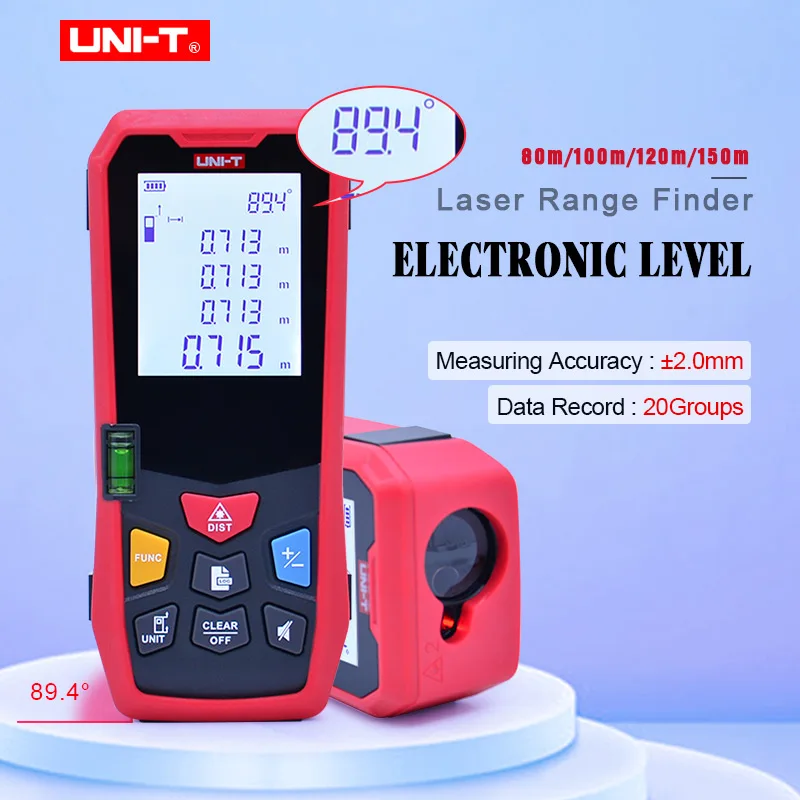 Лазерный дальномер UNI T LM80/LM100/LM120/LM150 электронный лазерный 80 м/100 м/120 м/150 м|Лазерные