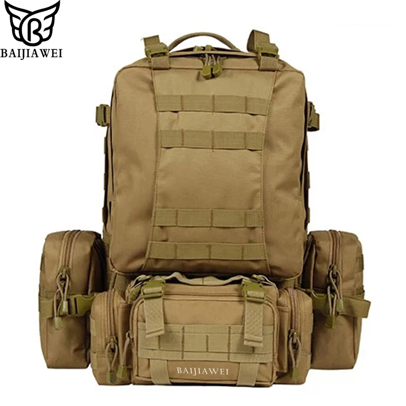 Baijiawei 80 Liters Large Capacity Multifunction Men's Travel Backpack