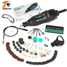 Tungfull 130W Dremel Style Electric Rotary Tool Variable Speed Mini Drill with Flexible Shaft 151PC Accessories Power Tools