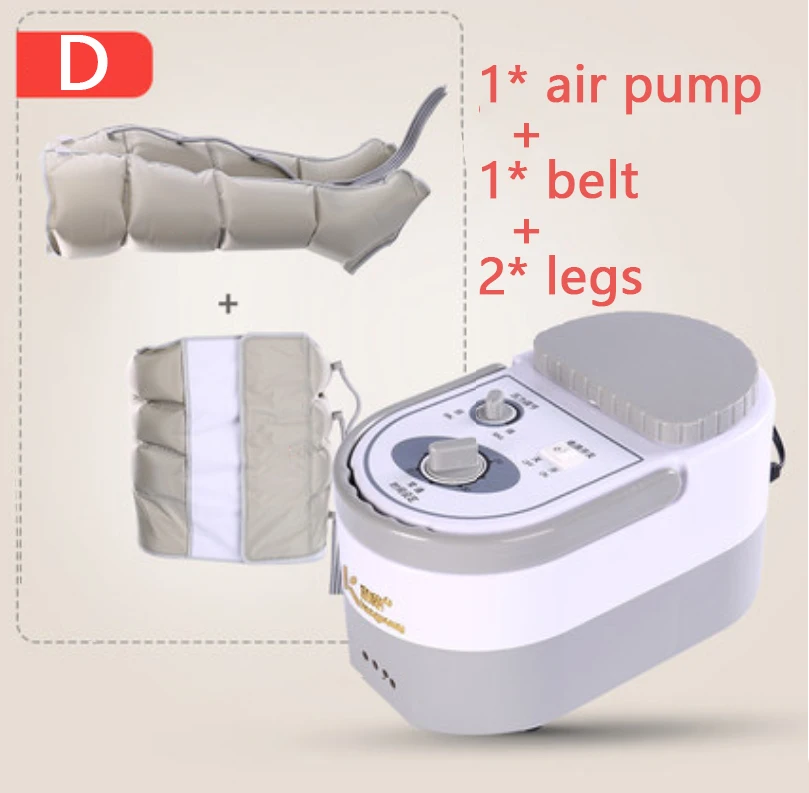 Pneumatic Leg Massager Kneading Foot Leg Massage Instrument Electric Air Wave Pressure Physiotherapy Massage - Цвет: D