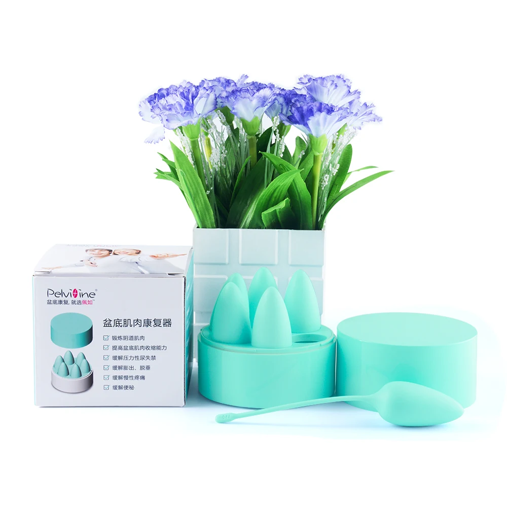 

Pelvifine Kegel Exercise Balls Weight Training for Women Medical Silicone Recommended for Bladder Control Pelvic Floor Exercises