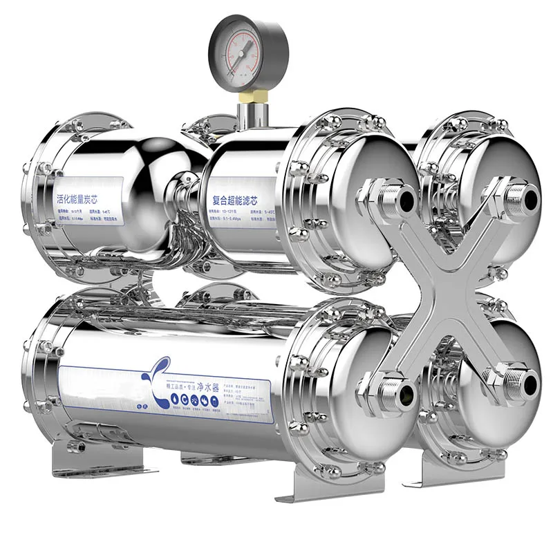 

S-1000 6 stainless steel straight drinking water purifier, ultrafiltration water purifier, tap water filter