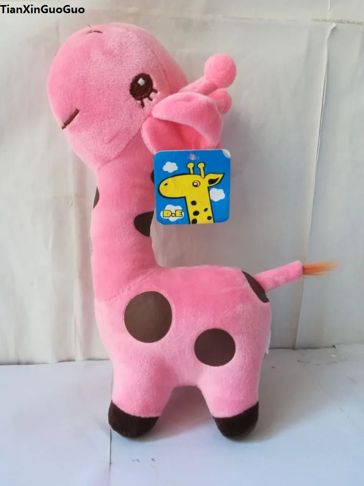 pink giraffe stuffed animal