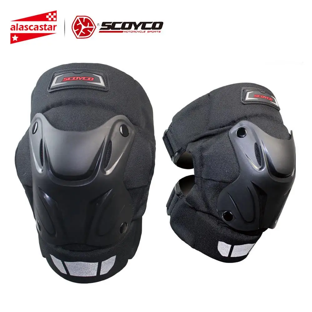 SCOYCO Knee Pad Motocross Motorcycle Knee Pad Protective Windproof Moto
