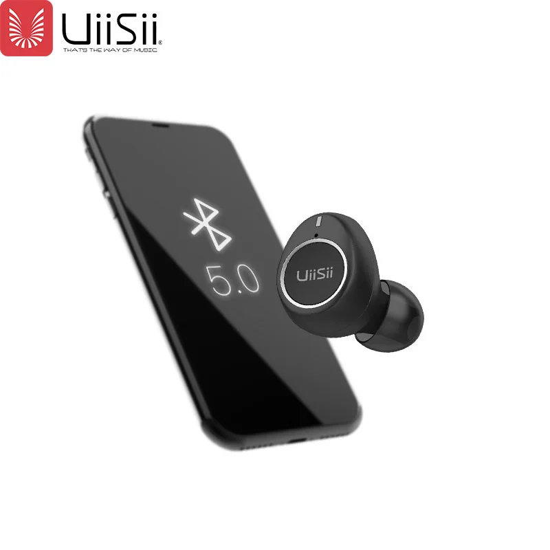 Беспроводная гарнитура Uiisii tws60 с Bluetooth, наушники с сенсорным экраном 5,0, водонепроницаемые мини наушники для спортивных игр и музыки|Наушники и гарнитуры| | АлиЭкспресс
