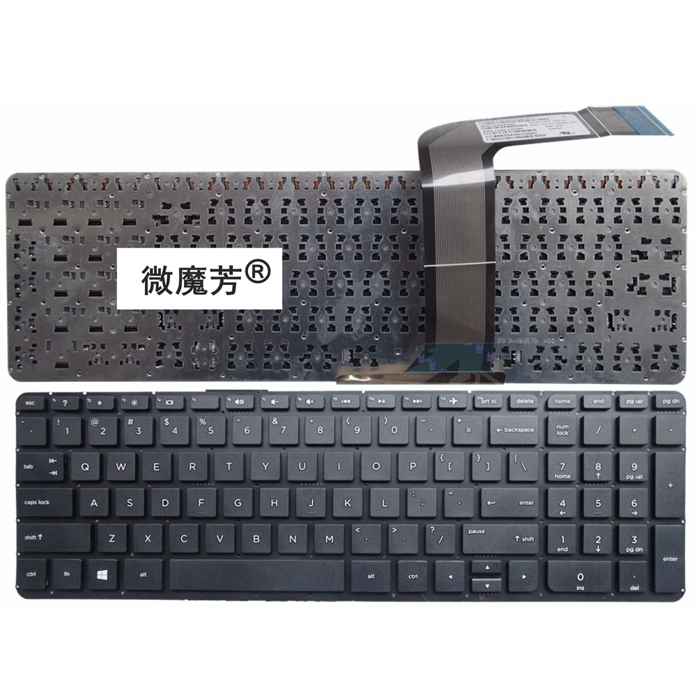 Новая Черная английская клавиатура для ноутбука HP 15-P000 15-K000 V000 Q000 17-F000 f115dx 15-p043ax