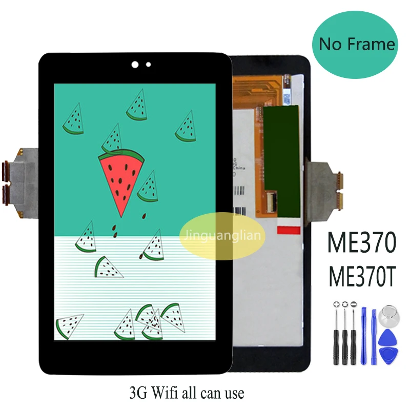 7 ''Испытано для Asus Google Nexus 1st Gen 2012 ME370 ME370T ME370TG Wi-Fi 3g матрица ЖК-дисплей Дисплей
