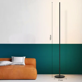 

Modern LED Standing Lamp Floor Lamp Reading for Living Room Bedroom with Remote Dimmable 3000-6000K Black/white Kitchen Fixtures