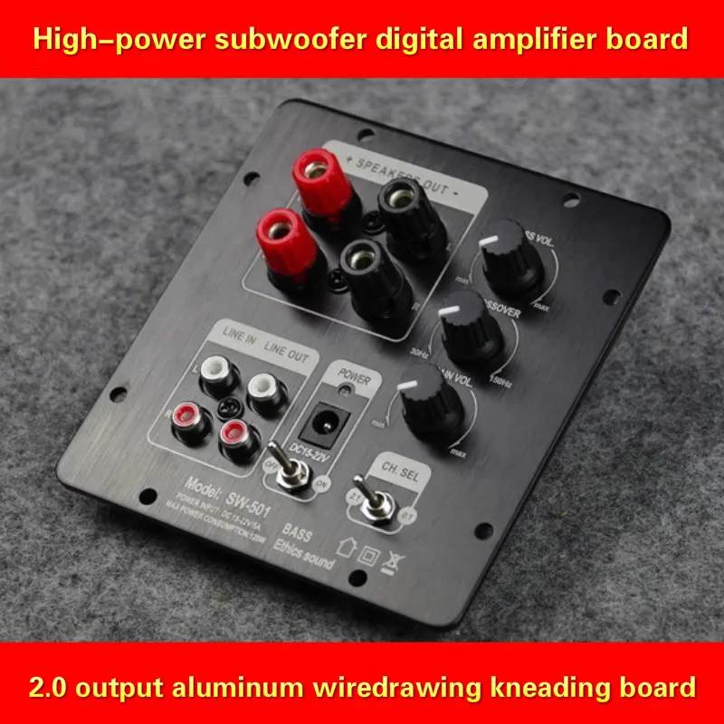 Placa de Áudio Saída de Som para Casa Amplificador de Alto-falante Placa de Áudio com 2.0 Amplificadora Aiyima Subwoofer Digital Smd com 2.0 Canais Independentes 2.1 - Image 6