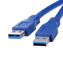 Общий USB 3,0 A Удлинительный кабель папа-папа M/M высокоскоростной Соединительный адаптер удлиняющий кабель для передачи данных и синхронизации