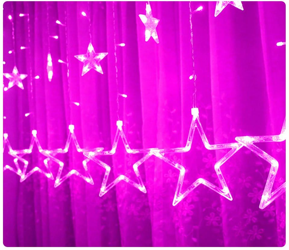 LED String Lights Pentagram Star  (13)