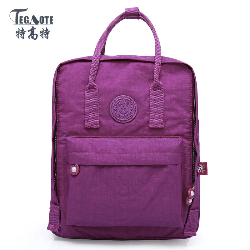 

TEGAOTE Unisex Black Backpack Pattern School Backpacks for Teenage Girls Women Portable fashion Backpack
