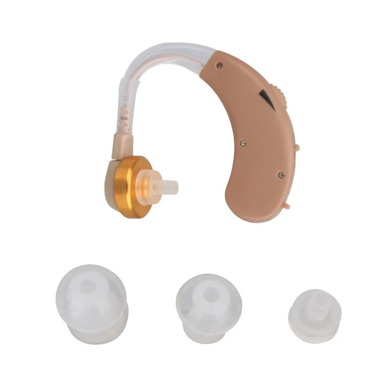 F-138 Ear Hearing Aid Mini Device Volume Adjustable Sound Voice Amplifier Enhancement Hear Clear for the Elder Deaf Aids Care