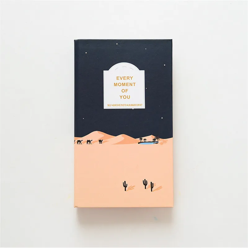 84 кармана фотоальбом DIY скрапбук картина коробка Книга чехол для хранения Polaroid Мини фотоальбомы Свадебные влюбленные памяти - Цвет: Оранжевый