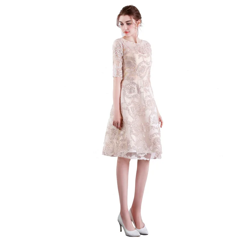 Party Dress Cocktail Vestido de Festa FADISTEE scoop neck Zipper pattern A-line short style frock