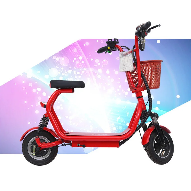 Top Electric Power Fold Bicycle Mini Adult Step By Step A Storage Battery Car Portable Foldable A Storage Battery Car 1