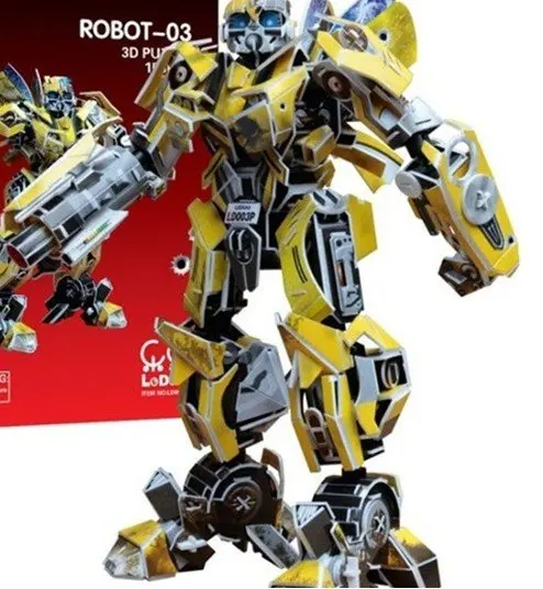3d robot puzzle