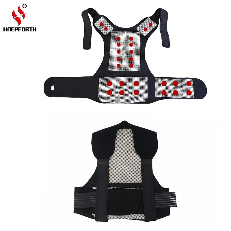 

Tourmaline Self-heating Magnetic Therapy Belt Waist Support Kneepad Shoulders Sweater Vest Waistcoat Warm Back Pain Treatment