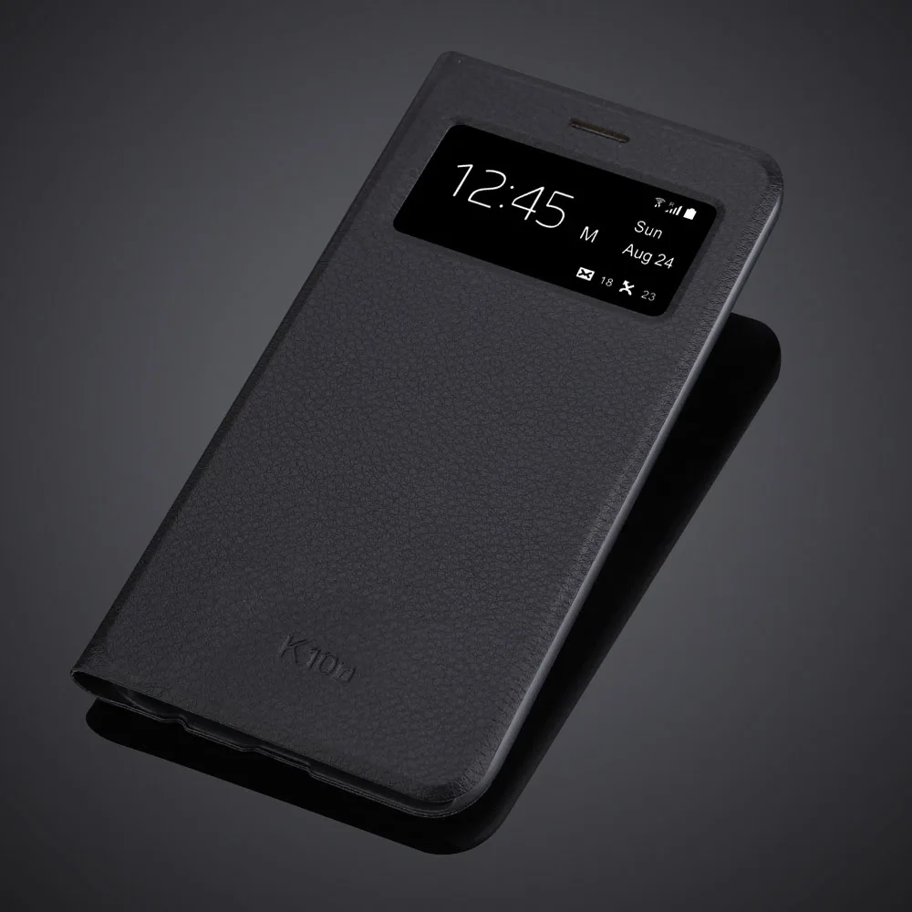 Высококачественный модный роскошный флип чехол из искусственной кожи для LG K10 2017
