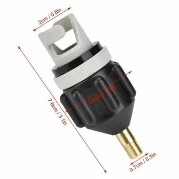 

Valve Adapters Kit Tire Air Nozzles Inflatable Boat Pump Inflator Spare Parts
