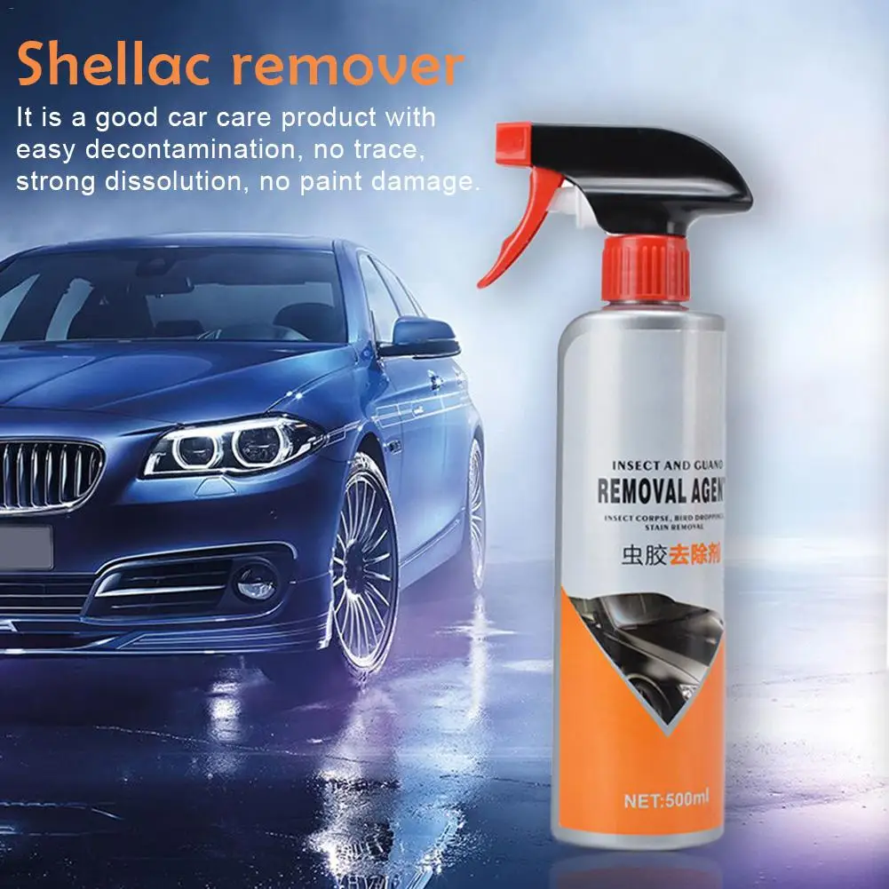 Car Glass Shellac Cleaning Agent Car Paint Surface Spot Stains Cleaner