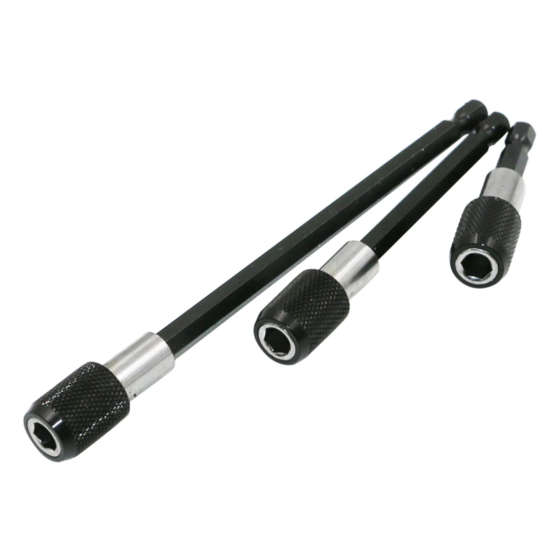 

3Pcs/Set 1/4 Extension Hex Screwdrivers Bit Set Magnetic Holder Quick Release Power Tools Drill Bits