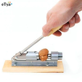 

1PC Professional Walnut Nut Crackers Mechanical Sheller Fast Opener Peel Remover Peeler High Quality Table Style Fast Shipping