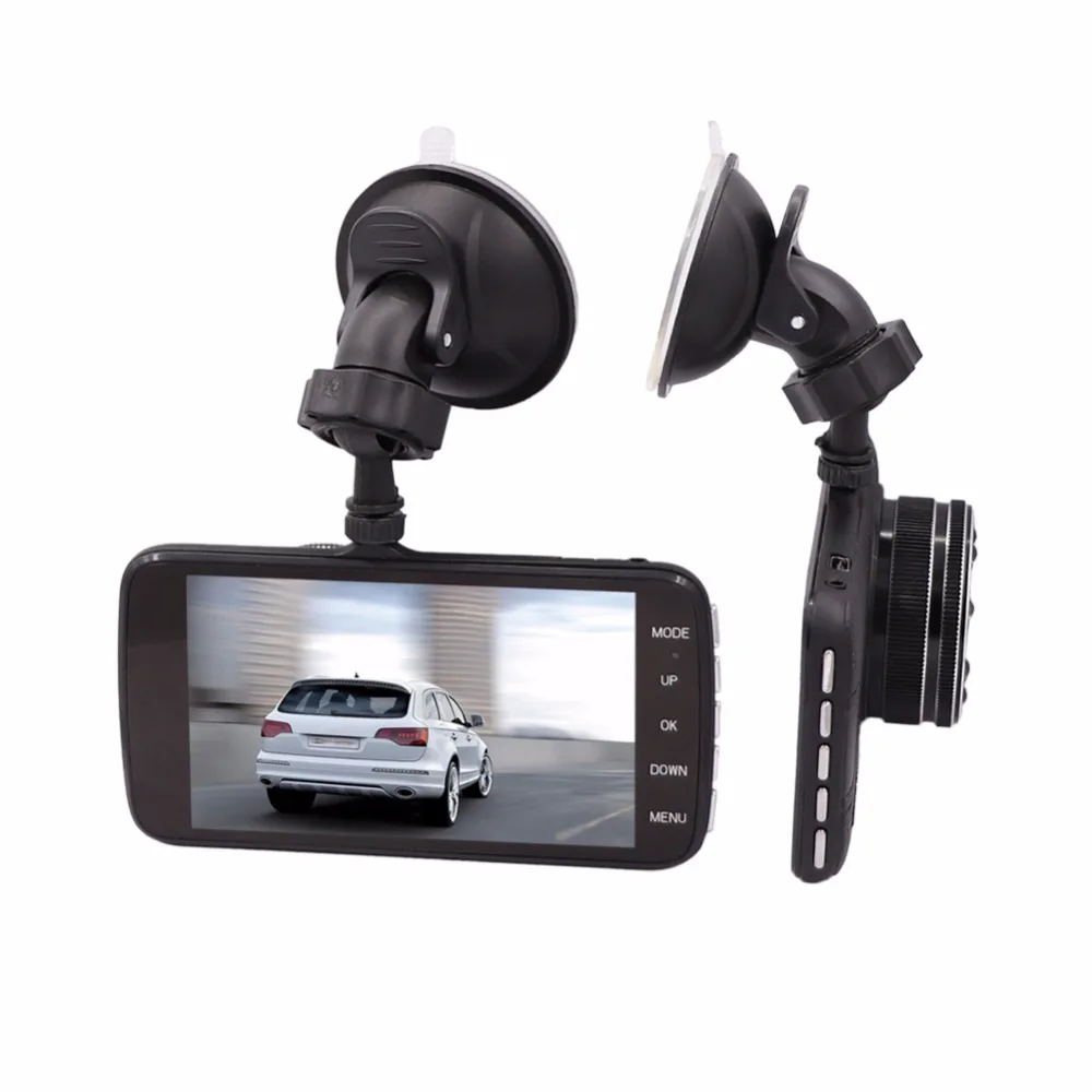 LDWS AUTO-VOX X2 Dashcam Full HD 1080P avec 10 Ecran Tactile Cam/éra de Recul Etanche 140/° Cam/éra avec Lecture en Streaming Cam/éra WDR GPS Suivi