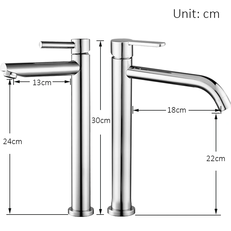 quyanre Brass chrome Tall sink faucet bathroom slim hot and cold basin water mixer tap bathroom single sink faucet5
