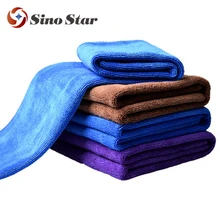 Share SS-WT4 60x160 см 420gm2 Шелковый экран SINO STAR микрофибра Толстая сушка автомобиля полотенце для автомойки полотенце